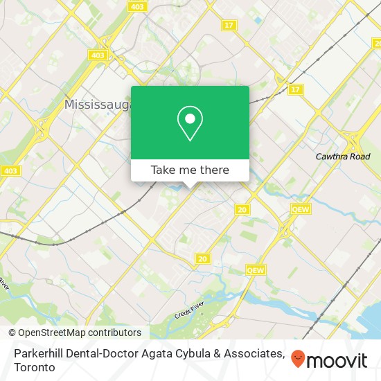 Parkerhill Dental-Doctor Agata Cybula & Associates map
