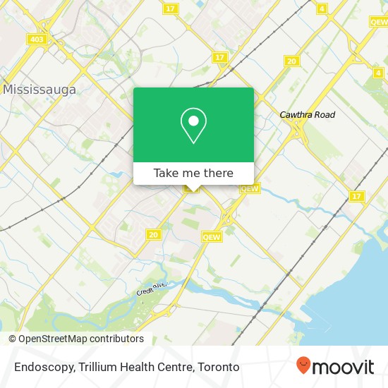 Endoscopy, Trillium Health Centre map