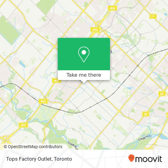 Tops Factory Outlet map