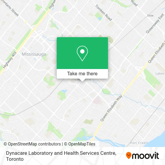Dynacare Laboratory and Health Services Centre map