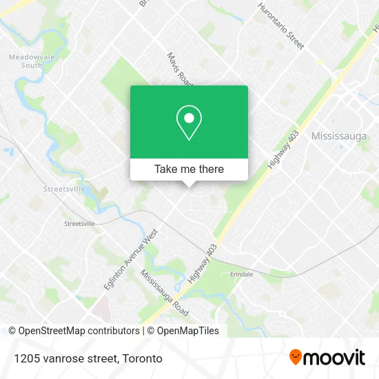 1205 vanrose street map