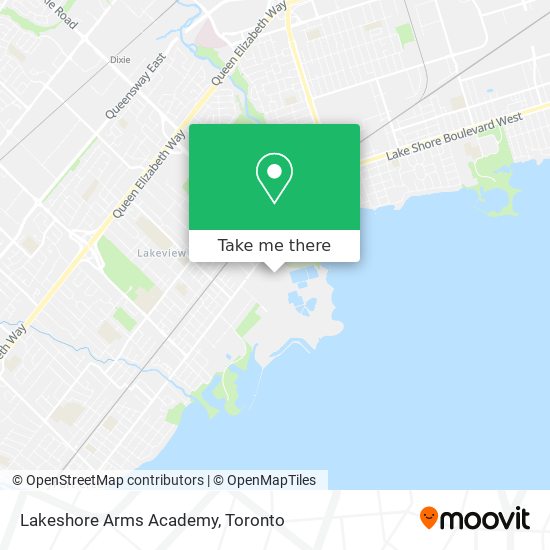 Lakeshore Arms Academy map
