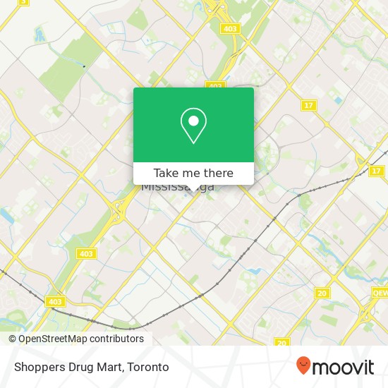 Shoppers Drug Mart map