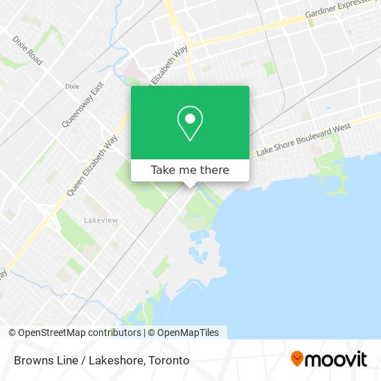 Browns Line / Lakeshore map