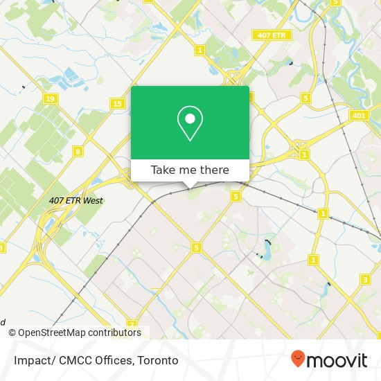 Impact/ CMCC Offices map
