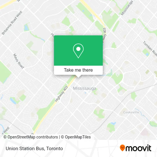 Union Station Bus map