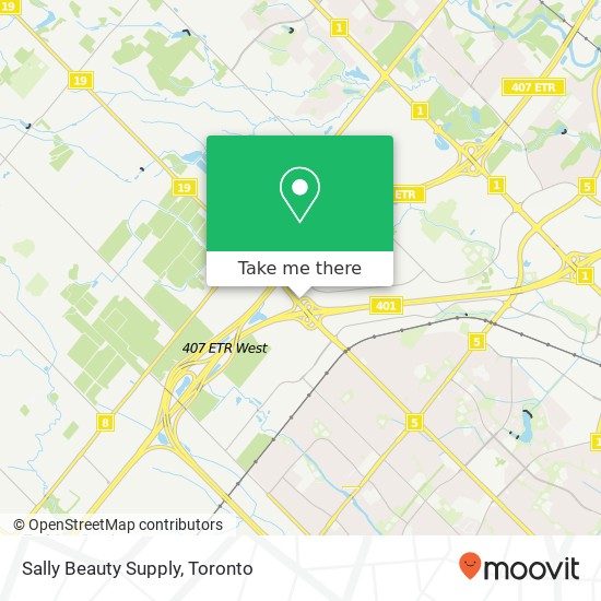 Sally Beauty Supply map