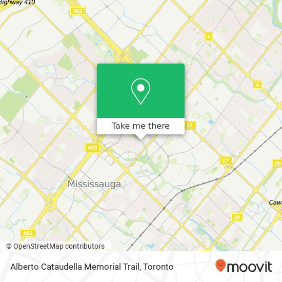 Alberto Cataudella Memorial Trail map