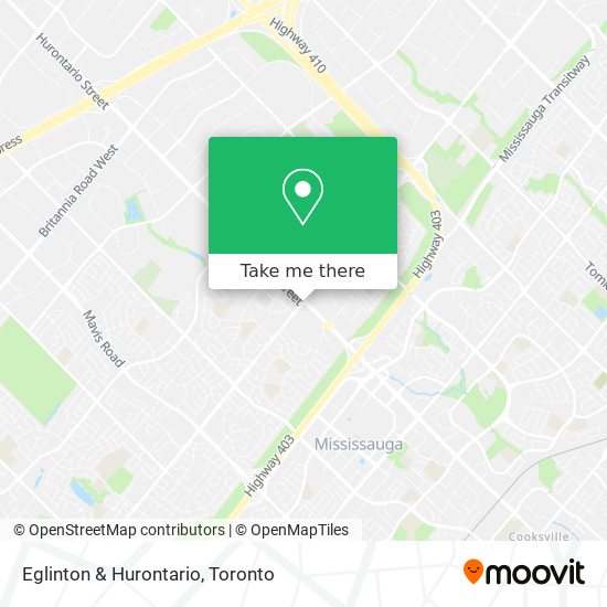 Eglinton & Hurontario map