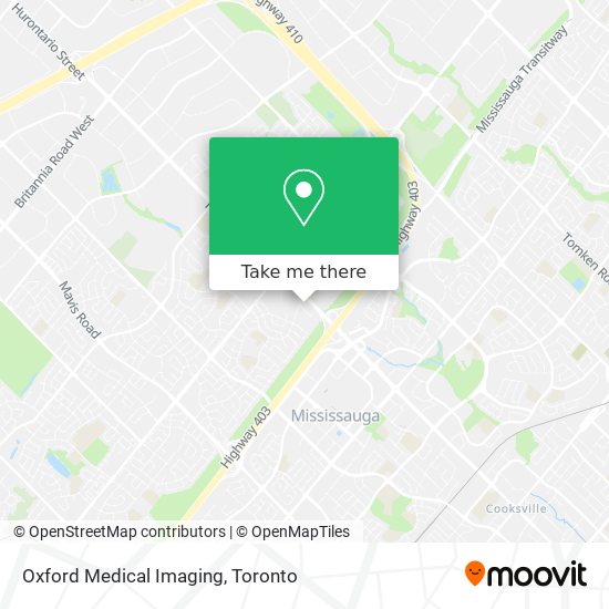 Oxford Medical Imaging map