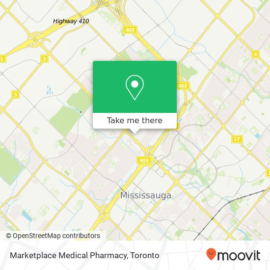 Marketplace Medical Pharmacy map