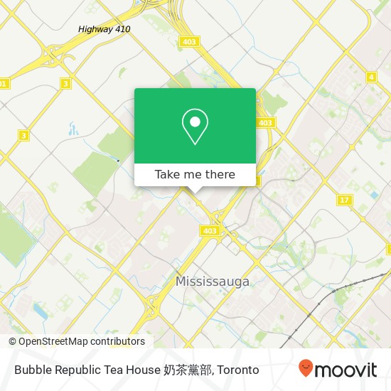 Bubble Republic Tea House 奶茶黨部 map