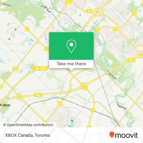 XBOX Canada map