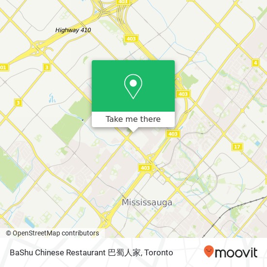 BaShu Chinese Restaurant 巴蜀人家 map