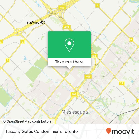 Tuscany Gates Condominium map