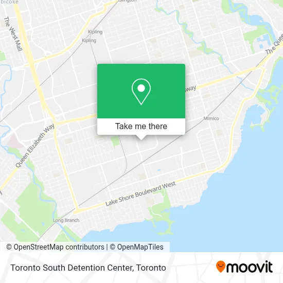 Toronto South Detention Center map