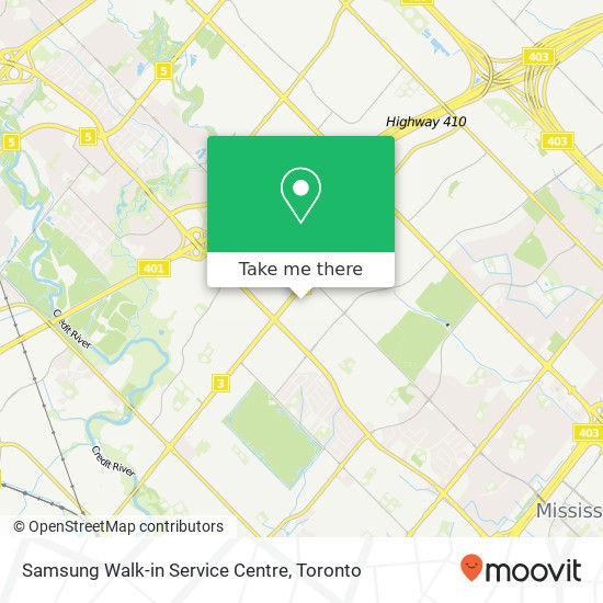 Samsung Walk-in Service Centre map
