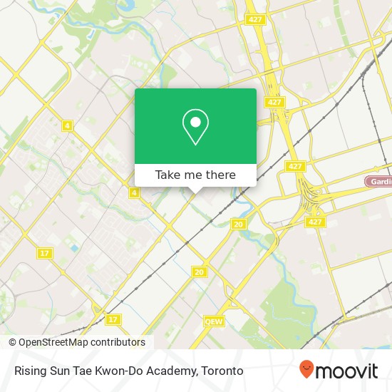 Rising Sun Tae Kwon-Do Academy map