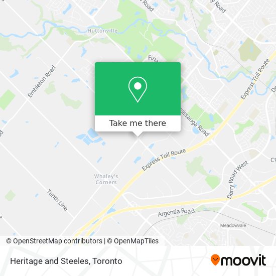 Heritage and Steeles map