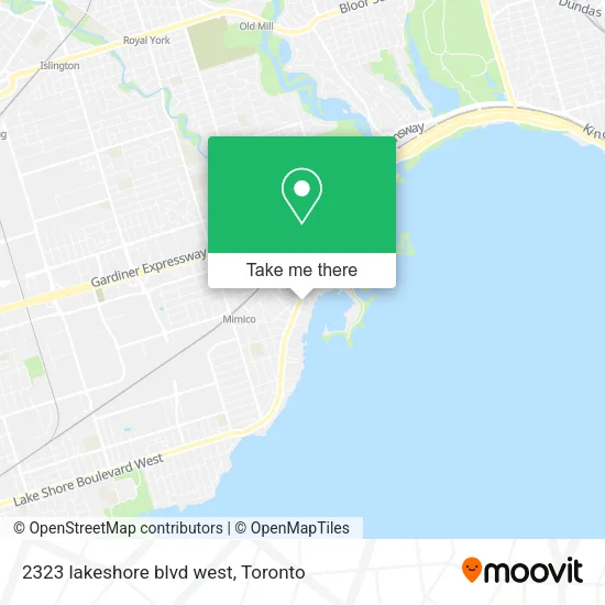 2323 lakeshore blvd west map