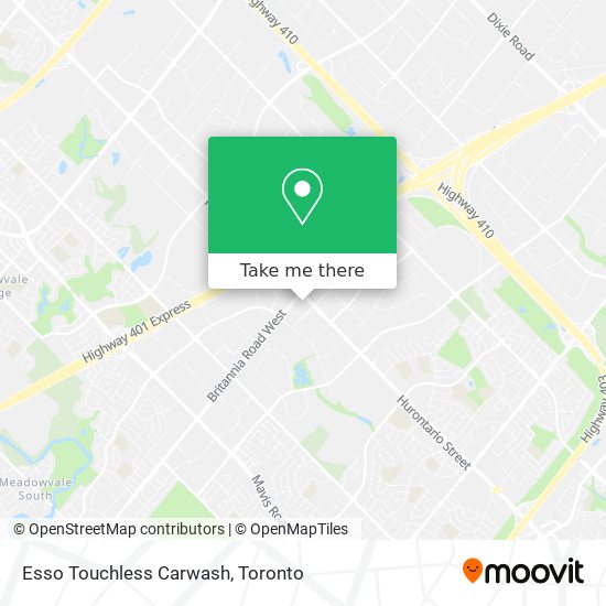 Esso Touchless Carwash map
