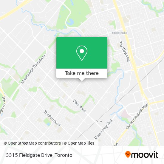 3315 Fieldgate Drive map