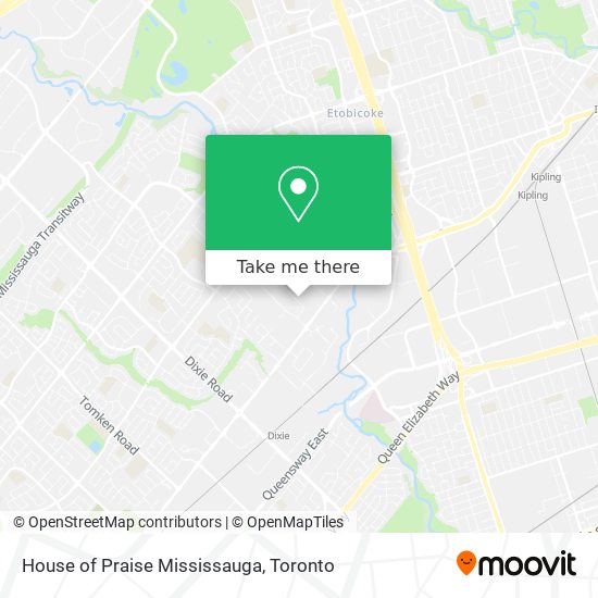 House of Praise Mississauga map