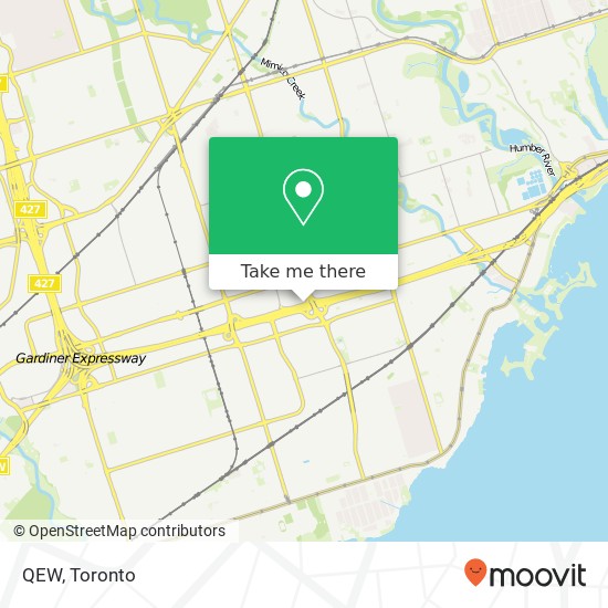 QEW map