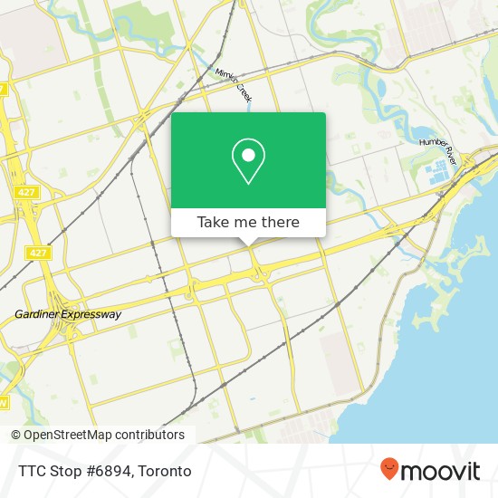 TTC Stop #6894 map