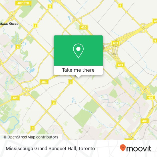 Mississauga Grand Banquet Hall plan