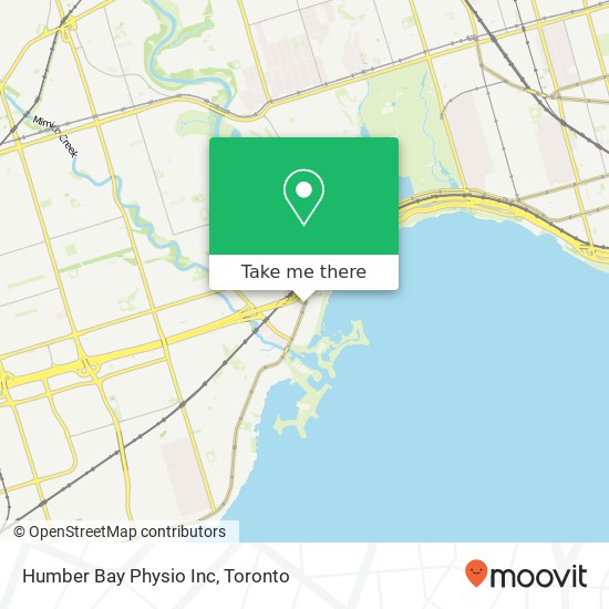 Humber Bay Physio Inc map