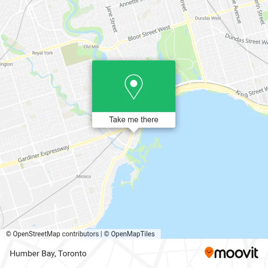Humber Bay map