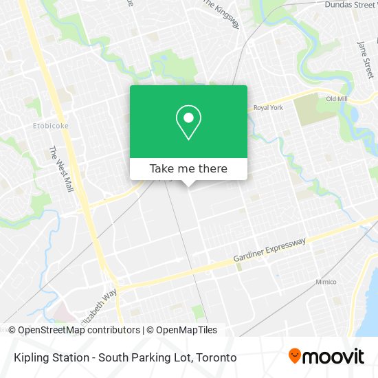 Kipling Station - South Parking Lot plan