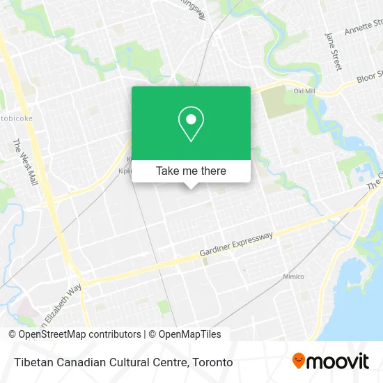 Tibetan Canadian Cultural Centre map