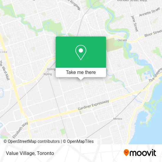 Value Village map