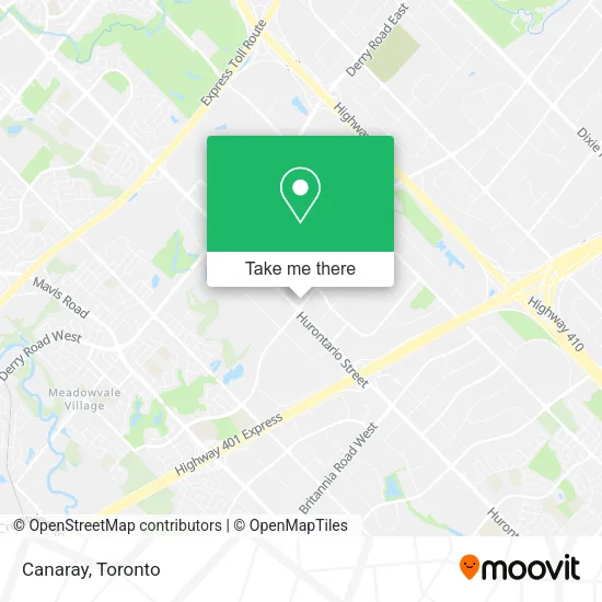 Canaray map
