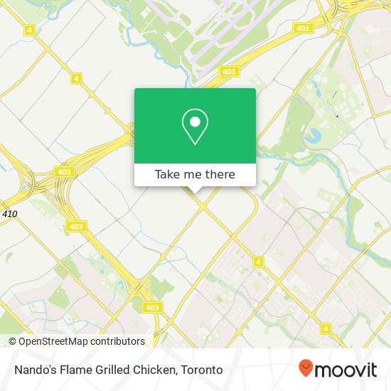 Nando's Flame Grilled Chicken map