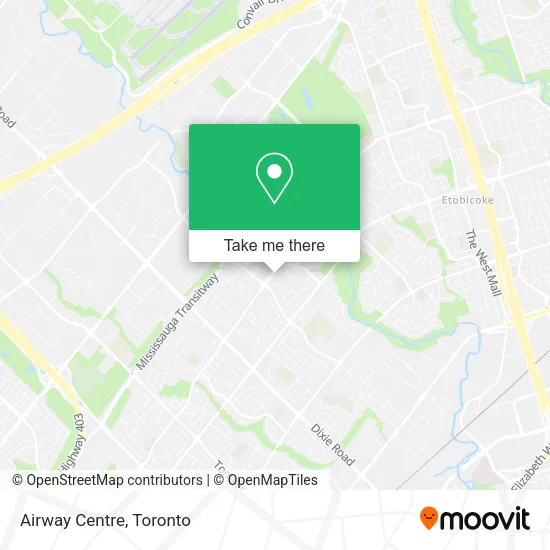 Airway Centre map