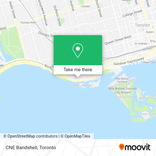 CNE Bandshell map