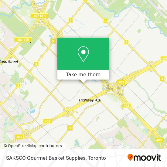 SAKSCO Gourmet Basket Supplies map