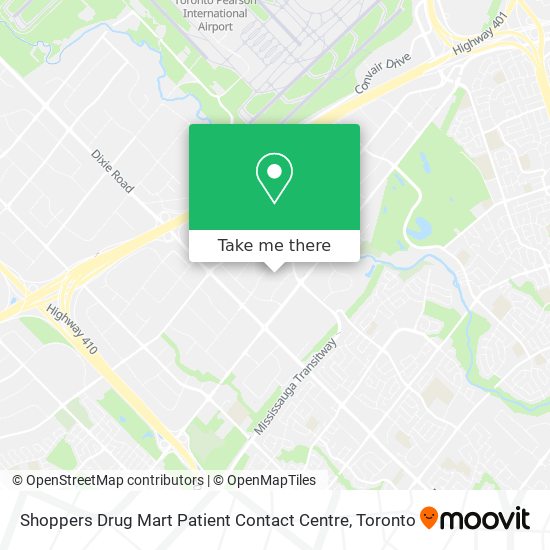 Shoppers Drug Mart Patient Contact Centre plan