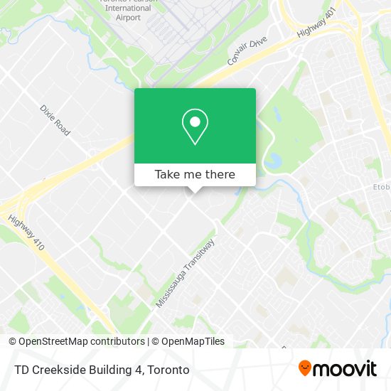 TD Creekside Building 4 map