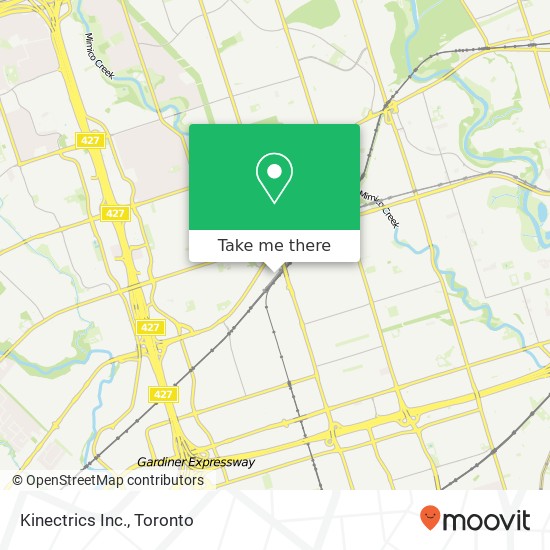 Kinectrics Inc. map
