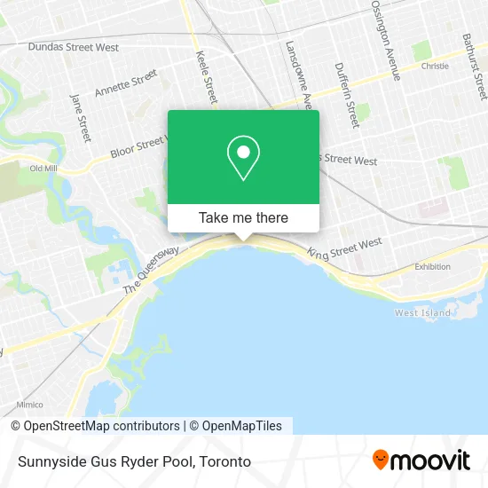 Sunnyside Gus Ryder Pool map