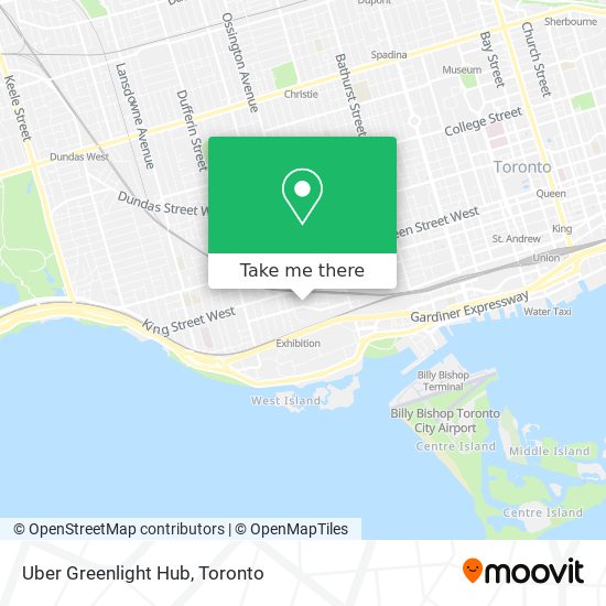 Uber Greenlight Hub map