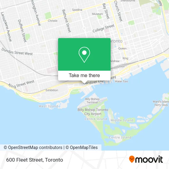600 Fleet Street map