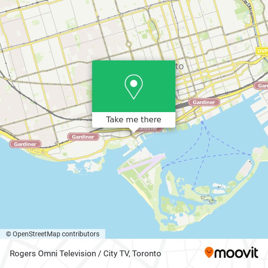 Rogers Omni Television / City TV map