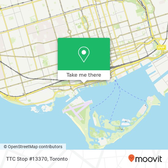 TTC Stop #13370 map
