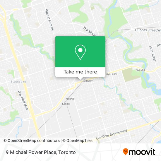 9 Michael Power Place map