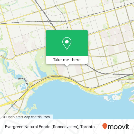 Evergreen Natural Foods (Roncesvalles) plan